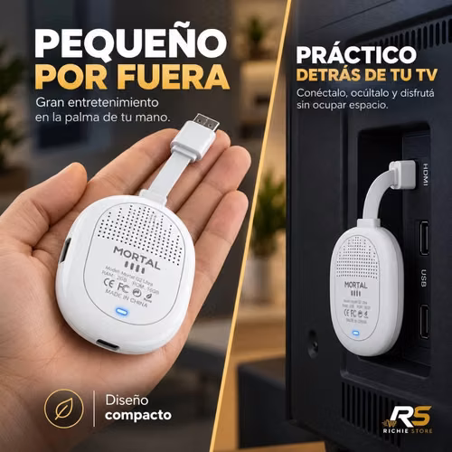 TV Stick Android 4K MORTAL Q2 Ultra 2GB RAM 16GB