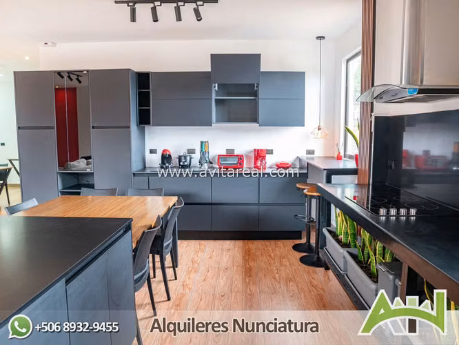 Apartamento amueblado de 3 habitaciones | Escazu