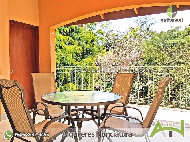 Apartamento amueblado de 3 habitaciones | Escazu