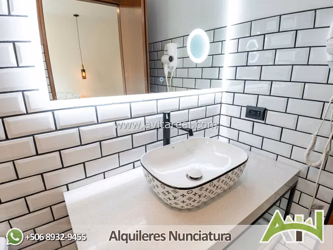 Apartamento amueblado de 3 habitaciones | Escazu