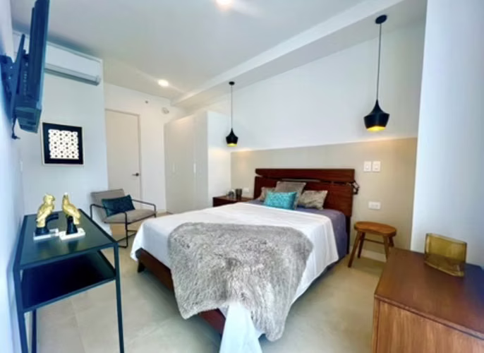 APARTAMENTO DE LUJO AMOBLADO 70M2 EN TORRE EN NUNCIATURA 
