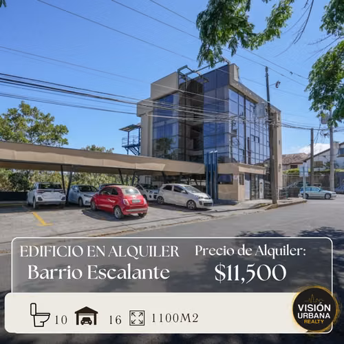 Edificio Comercial de 1100m2 en Barrio Escalante