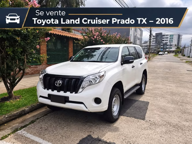 Toyota Land Cruiser Prado TX 4x4: poder, seguridad y confianza, lista para cualquier camino.