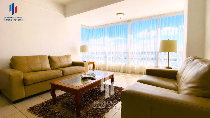 Apartamento Amueblado con Vista, 2 Dorm + Oficina, 2 Parqueos, San Rafael de Escazú - Imagen 2
