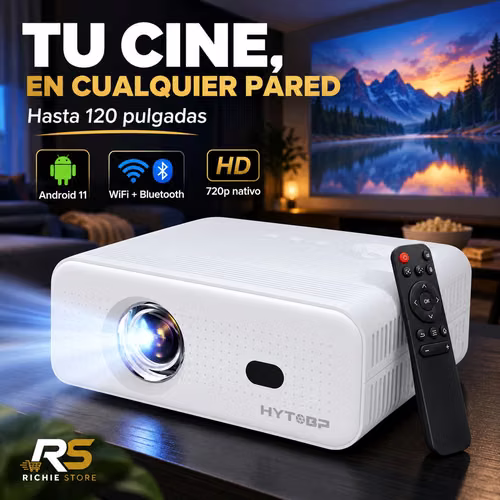  Proyector Portátil HYTOBP L012 Android WiFi Bluetooth HD 120”
