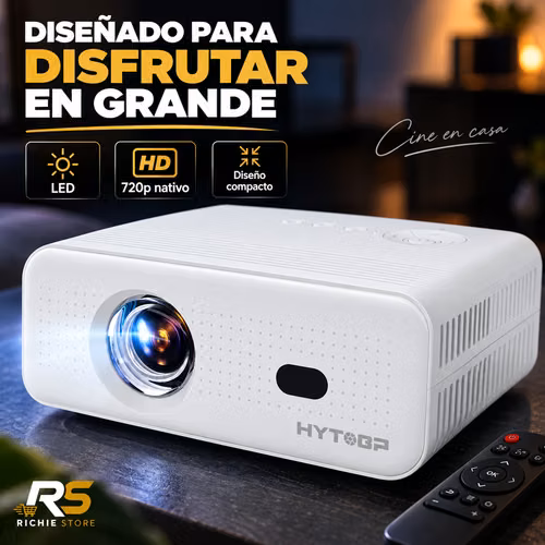  Proyector Portátil HYTOBP L012 Android WiFi Bluetooth HD 120” - Imagen 3
