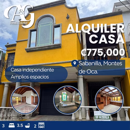 Rental property for house or offices, Sabanilla, Montes de Oca. AMO146