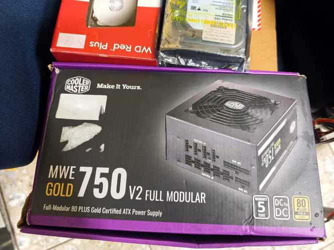 Cooler Master Power supply MWE Gold 750 V2 fully modular 80 + Gold ASCH