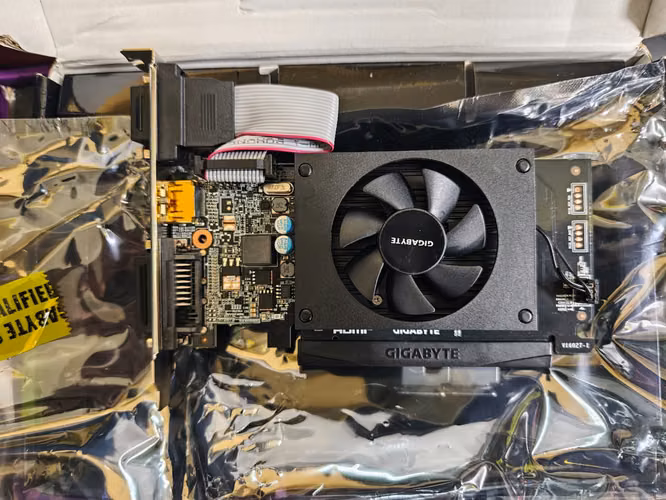 New basic video card Gigabyte Nvidia GT710 2GB asch