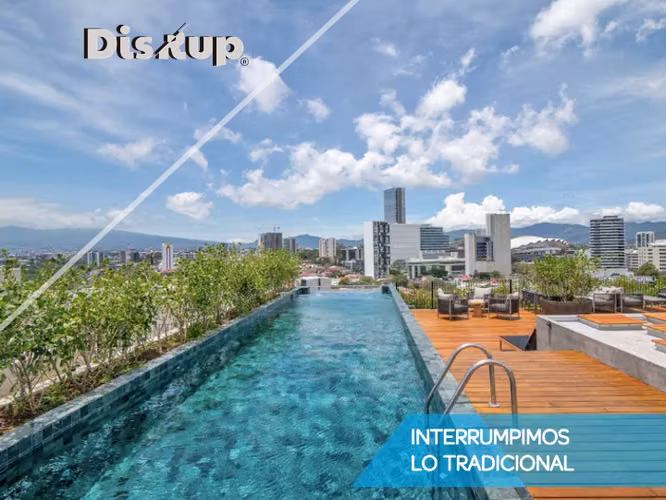 Alquiler de apartamento amueblado de 1 hab. Condominio Babylon, Rohrmoser