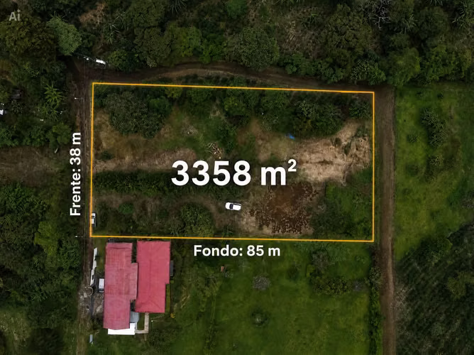 Lote residencial de 3.358 m² con espectacular vista al Valle Central – Concepción, San Rafael, Heredia