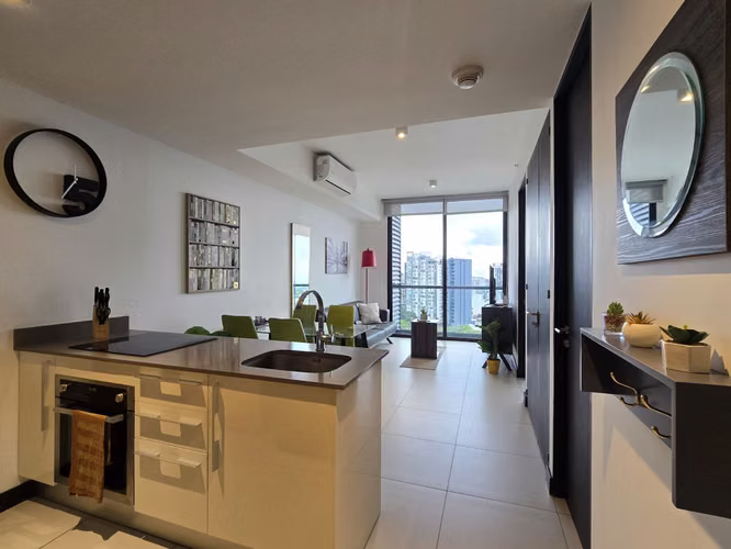APARTAMENTO AMUEBLADO HERMOSO EN TORRE ROHRMOSER DE UN DORMITORIO CON PARQUEO Y BODEGA - Imagen 13