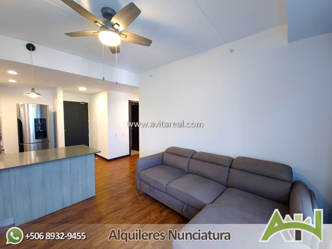 Apartamento amueblado de 2 habitaciones | QBO | AC