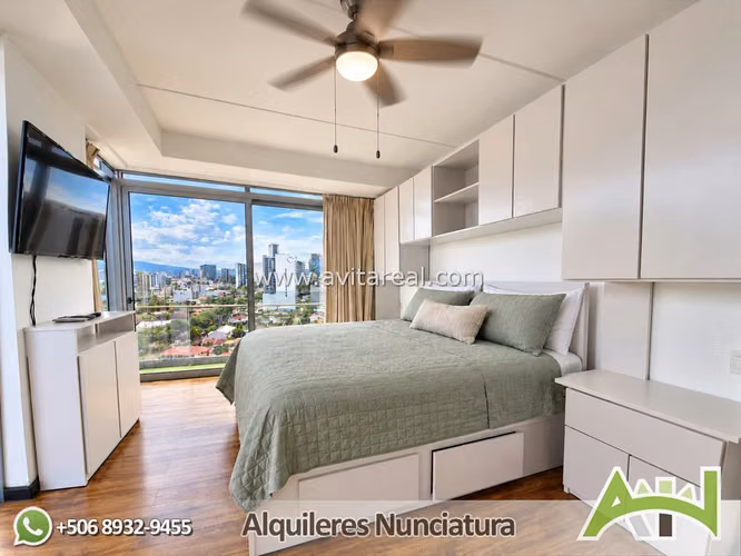 Apartamento amueblado de 2 habitaciones | QBO | AC
