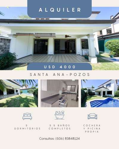 Alquiler de casa con piscina propia - Imagen 1