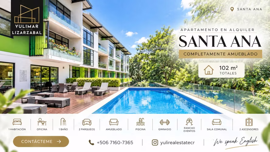APARTAMENTO AMUEBLADO EN ALQUILER SANTA ANA CENTRO - Imagen 1