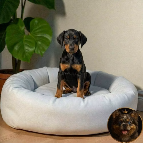 Cachorro DOBERMAN TADICIONAL NEGRO FUEGO & CHOCOLATE disponible - Imagen 7