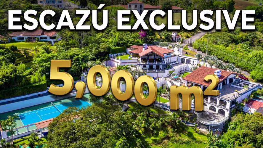 SALE Luxury Mansion in San Antonio de Escazú with Two Residences and Amenities Resort