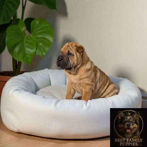 Cachorro SHAR PEI PELO CORTO TRADICIONAL disponible - Imagen 3