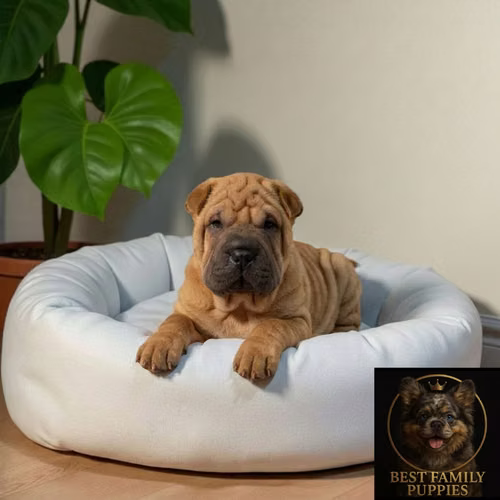 Cachorro SHAR PEI PELO CORTO TRADICIONAL disponible - Imagen 4