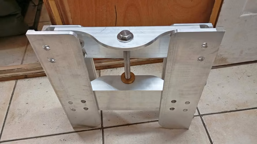 soporte aluminio base de motor fuera borda sistema dirección lancha bote barco cod6316 asch