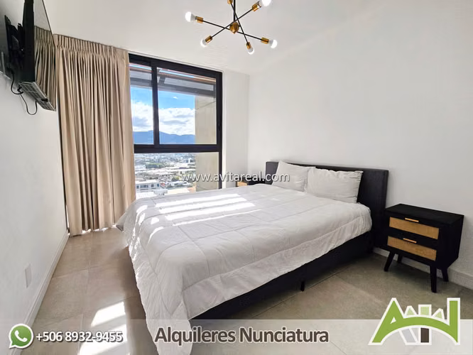 Apartamento amueblado en Sky Garden con AC