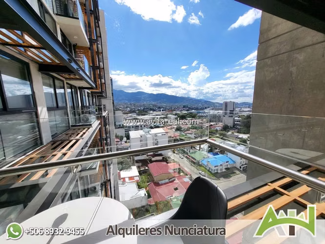Apartamento amueblado en Sky Garden con AC