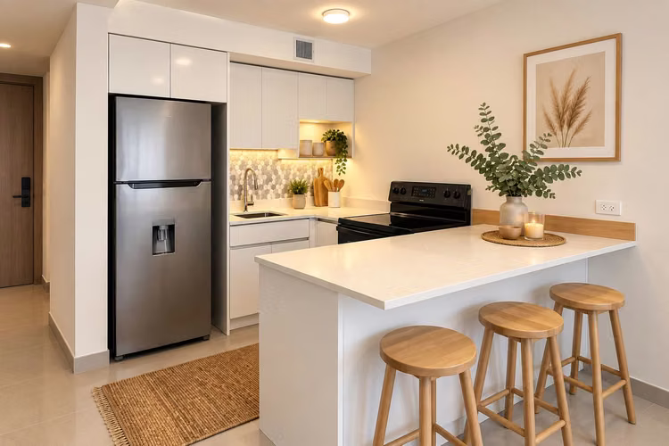  Alquiler | Apartamento esquinero de 3 habitaciones en khaya, Guayabos 