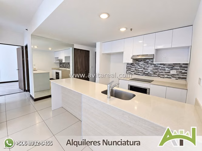 Apartamento de 2 habitaciones con terraza | U Nunciatura | AC - Imagen 4
