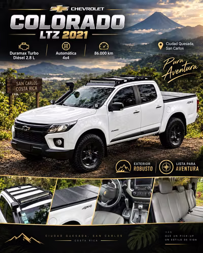 Chevrolet Colorado LTZ 2021 Automático 4x4