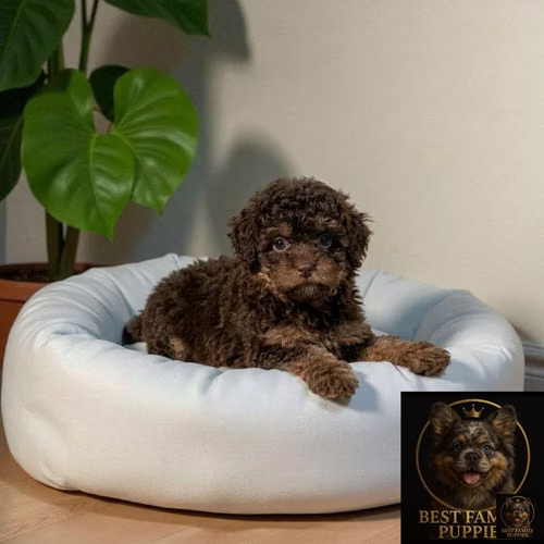 Cachorro FRENCH POODLE CHOCOLATE MINIATURA disponible - Imagen 7
