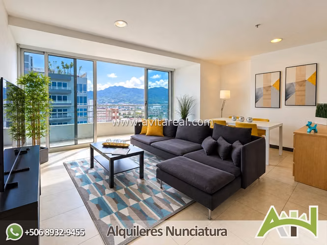 Apartamento amueblado de 1 habitación | Torre Paseo Colon  - Imagen 9
