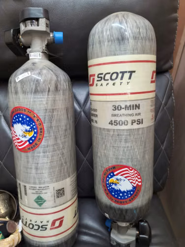 tanque cilindro scuba diving buceo bucear scott safety 4500 psi asch