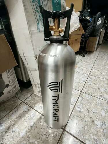 Tanque Oxigeno Co2 Nuevo Cod7385 Asch Cromado