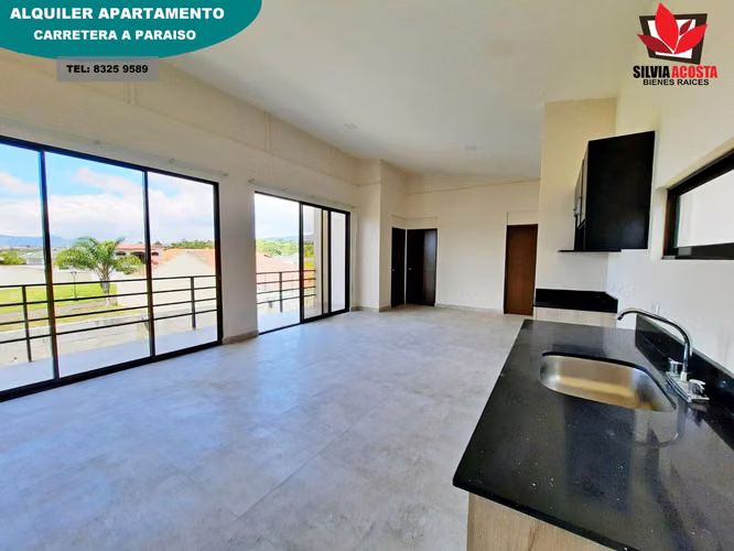 ALQUILER APARTAMENTO EN SEGUNDA PLANTA EN CARTAGO CARRETERA A PARAISO