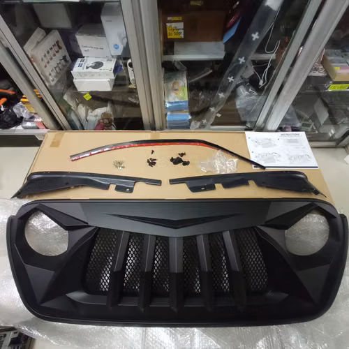 repuesto nuevo rejilla parrilla frontal para jeep wrangler 2018-21 cod2243 asch