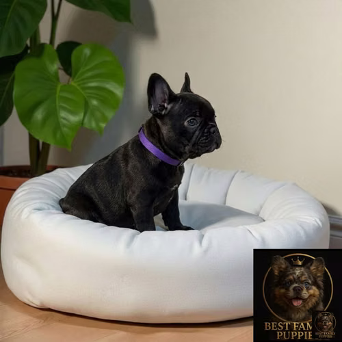 Cachorro Bulldog Francés Negro/Atigrado/Bicolor/Beige / French Bulldog Black/Brindle/Bicolor/Fawn disponible - Imagen 5