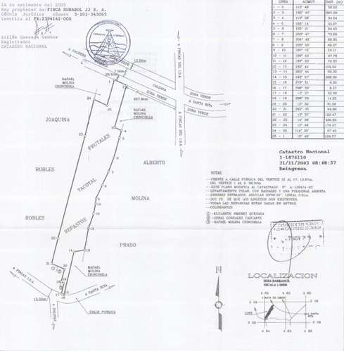  TERRENO DE USO MIXTO EN VENTA, LA CEIBA, OROTINA  - Imagen 10