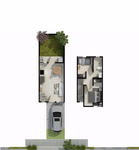Casa en venta en San Miguel de Desamparados - condominio Nova -100 % financiada