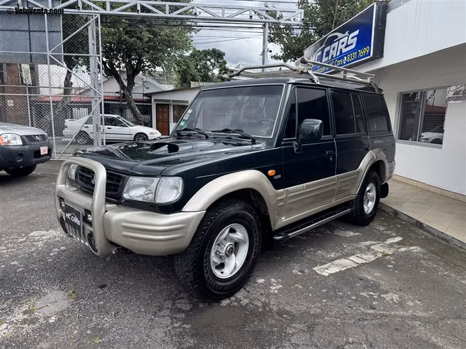 HYUNDAI GALLOPER 2000 MANUAL DIESEL VERDE