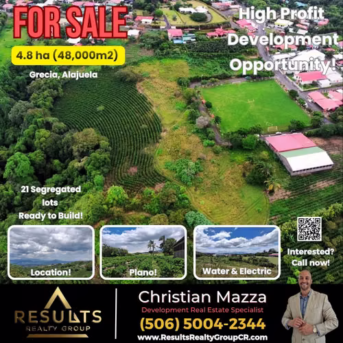 4.8 ha - PLANO for Segregate, Develop, or Mixed Projects
