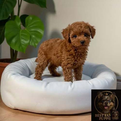 Cachorro FRENCH POODLE RED MINIATURA disponible