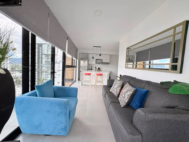 Apartamento de lujo en alquiler en sky garden nunciatura seguridad y amenidades 