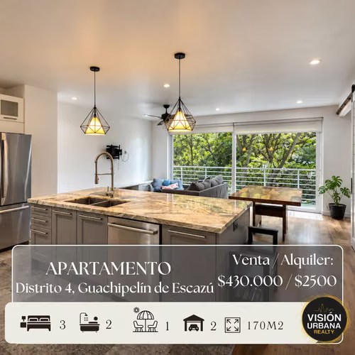 Apartamento de 3 Habitaciones en Distrito 4