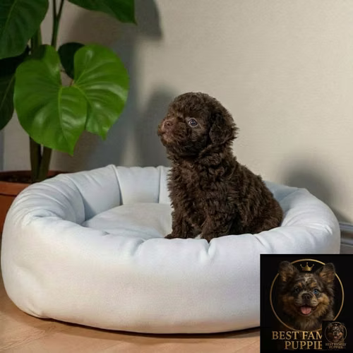 Cachorro FRENCH POODLE CHOCOLATE MINIATURA disponible - Imagen 9