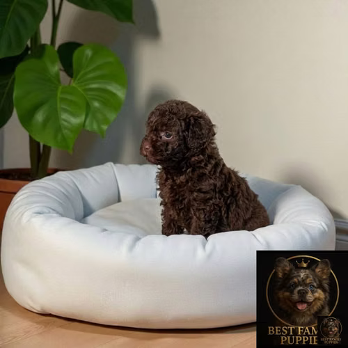 Cachorro FRENCH POODLE CHOCOLATE MINIATURA disponible - Imagen 4