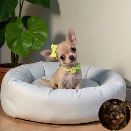 Cachorro CHIHUAHUA CABEZA DE MANZANA TRADICIONAL disponible - Imagen 7