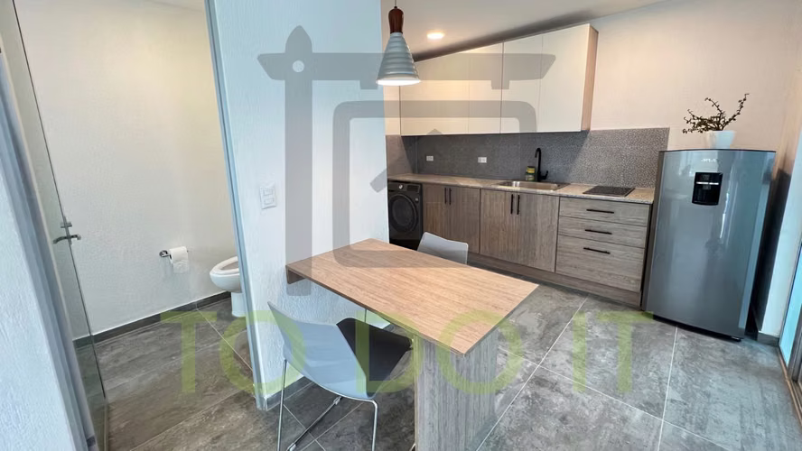 Alquiler con linda vista de 1 Habitación + linea blanca - Estilo Moderno en Escazú - Imagen 4