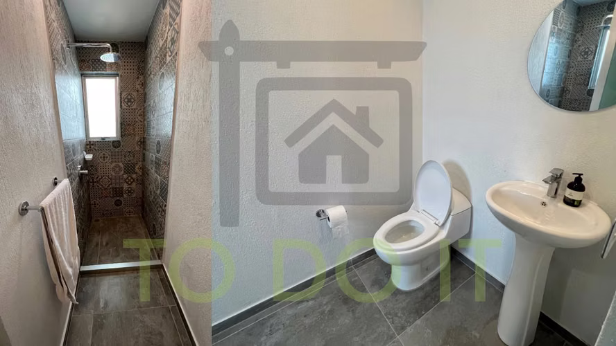 Alquiler con linda vista de 1 Habitación + linea blanca - Estilo Moderno en Escazú - Imagen 6