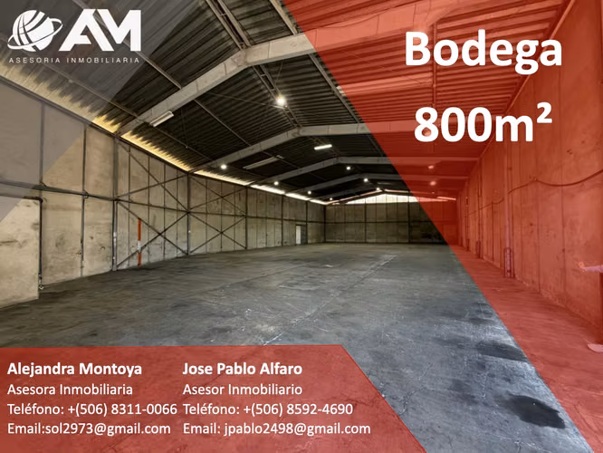 BODEGA EN BARREAL DE HEREDIA, 800m² - Imagen 9